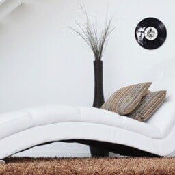 Handmade 33-Rpm Vinyl Wall Clock/Alain Bashung Theme, Singer, French Variety - thumbnail 3