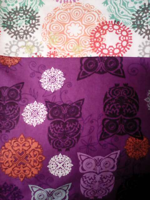 Owls in Purple Standard Size Pillowcase