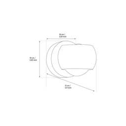 Gold Led Wall Sconce - Modern Small Space Lighting - thumbnail 4
