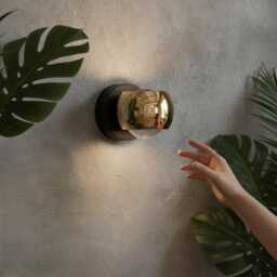 Gold Led Wall Sconce - Modern Small Space Lighting
