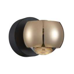 Gold Led Wall Sconce - Modern Small Space Lighting - thumbnail 3