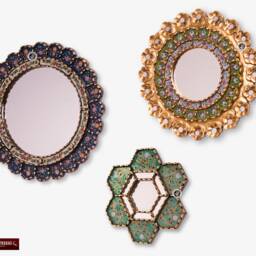 "Round Accent Wall Mirrors Set 3 " - thumbnail 2