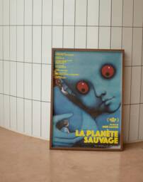 "1973 Film ""Fantastic Planet"" Print, Vintage Movie Wall Art, Surreal French Cinema, Print Only, ""La Planete Sauvage" - thumbnail 1