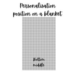 Personalised Baby Blanket Name Embroidery - New Gift Pram - thumbnail 3