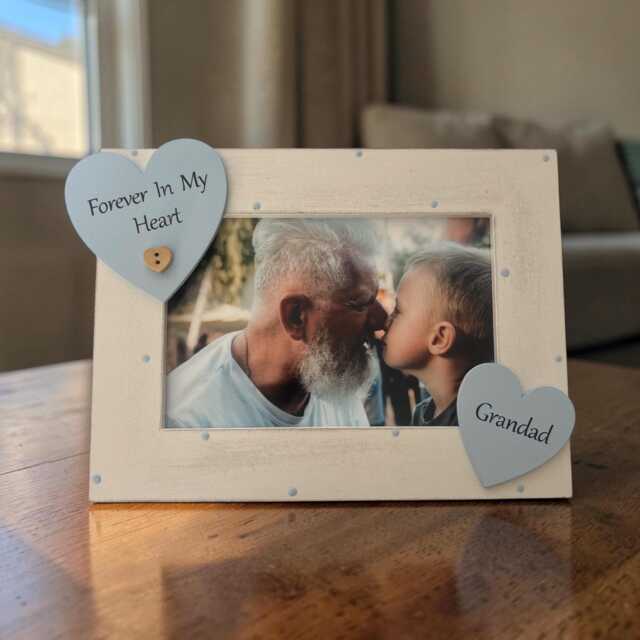Condolence Personalised Photo Frame Grandad Granny For Grandchildren Memory - image 1