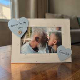 Condolence Personalised Photo Frame Grandad Granny For Grandchildren Memory