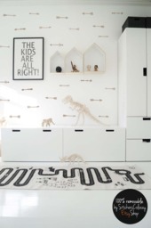 Arrows Wall Decal, Hand Drawn Sticker, Kids Room Decor, Playroom Sticker Set, Hunter Wallpaper Effect #10S - thumbnail 1
