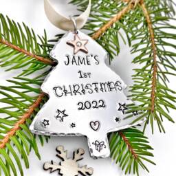 Baby's First Christmas, Tree Ornament New Baby, Gift Baby Christmas