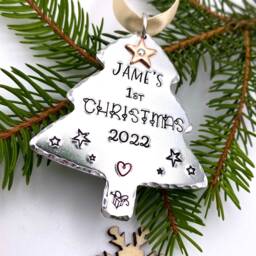 Baby's First Christmas, Tree Ornament New Baby, Gift Baby Christmas - thumbnail 3