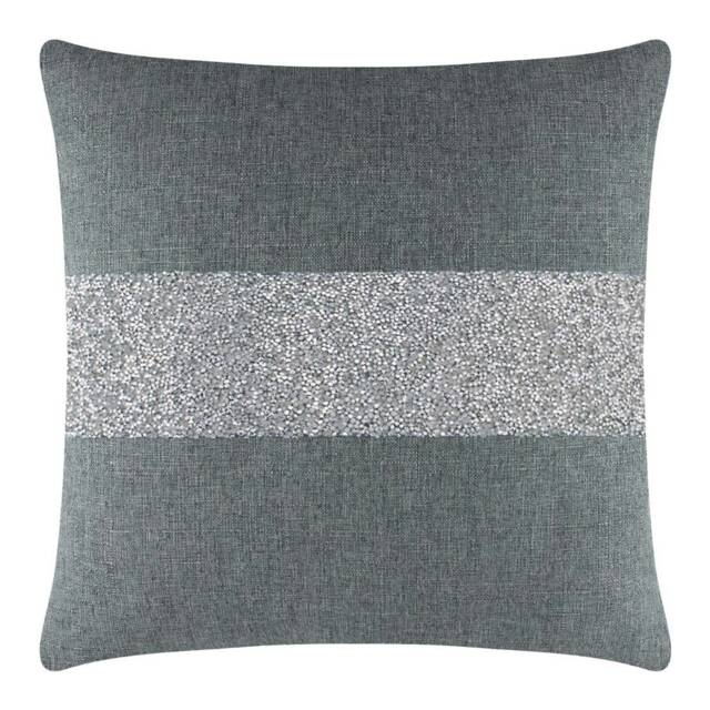 Sparkles Home Luminous Rhinestone Stripe Pillow - image 1