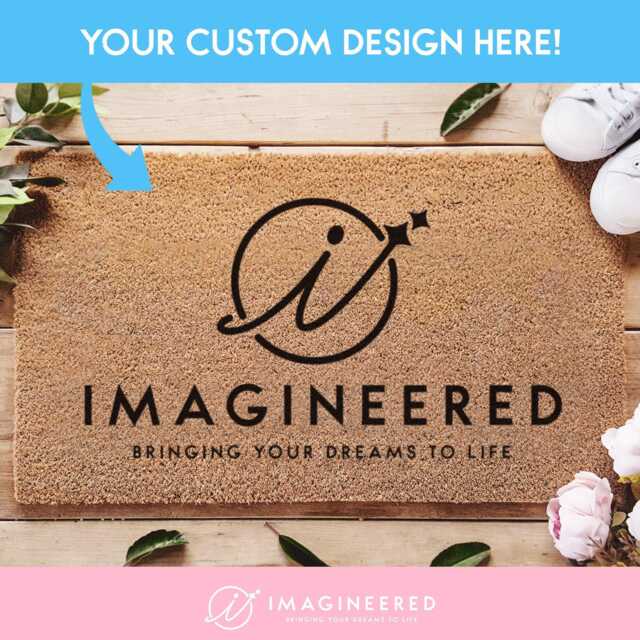 Your Text Here - Custom Doormat Personalized Rug Housewarming Gift Home Decor Personalised - image 1