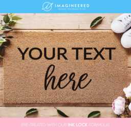 Your Text Here - Custom Doormat Personalized Rug Housewarming Gift Home Decor Personalised - thumbnail 2