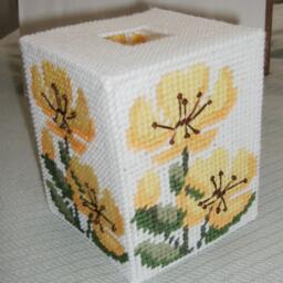 Floral Tissue Box Covers - Several Colors Available - thumbnail 3