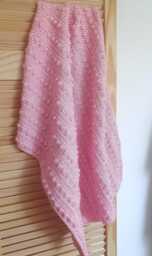 Bubble Crochet Baby Blanket Pattern Simple Heirloom Design - PDF Pattern - thumbnail 1