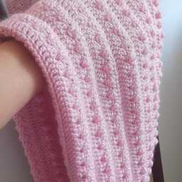 Bubble Crochet Baby Blanket Pattern Simple Heirloom Design - PDF Pattern - thumbnail 2