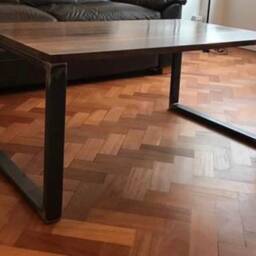 Square Handmade Industrial Style Table Legs -Dining- Desk- Coffee- Breakfast Bar - thumbnail 4