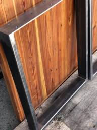 Square Handmade Industrial Style Table Legs -Dining- Desk- Coffee- Breakfast Bar