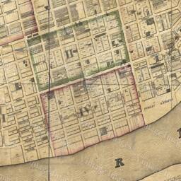 Old Map Of Cincinnati Historic 1838 Ohio Street Restoration Style Fine Art Print Wall Map Home Decor Gift - thumbnail 3