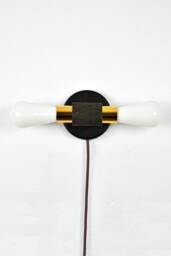 Custom Wood Wall Sconce - Finishes Two Light Fixture Horizontal Or Vertical Modern Lighting Design Plug Hardwired - thumbnail 3