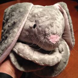 Minky Animal Security Blanket, Plush Snuggle Toy Buddy - thumbnail 3