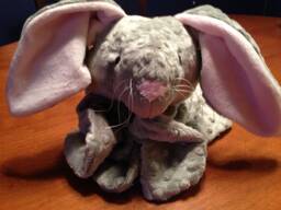 Minky Animal Security Blanket, Plush Snuggle Toy Buddy - thumbnail 1
