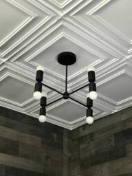 Lacuna Modern Sputnik 8 Light Mid Century Industrial Chandelier - thumbnail 1