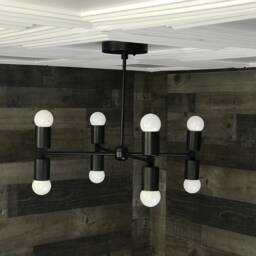 Lacuna Modern Sputnik 8 Light Mid Century Industrial Chandelier - thumbnail 2