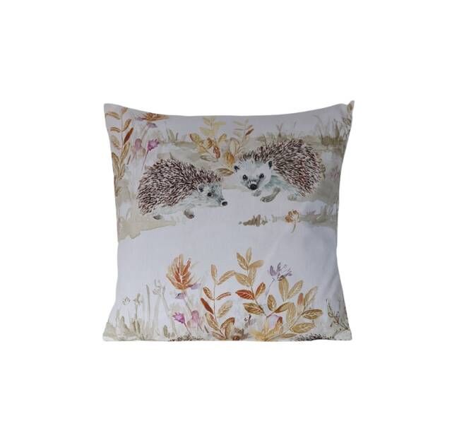 "Cushion Cover in Voyage Maison Mr & Mrs Hedgehog White 14"" 16"" 18"" 20" - image 1