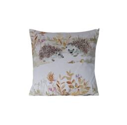 "Cushion Cover in Voyage Maison Mr & Mrs Hedgehog White 14"" 16"" 18"" 20" - thumbnail 1