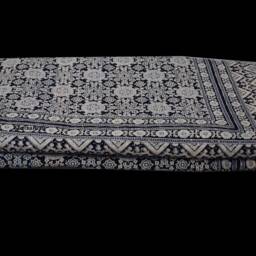Indigo Handblock Queen/King Kantha Quilt Throw Handmade Bedspread Indian Vintage Bohemian Blanket Coverlet Bedspread Bedcover Blue Ajrak - thumbnail 2