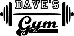 Customized Gym W/Barbell Vinyl Wall Decal - Your Gym Name Fitness, Exercise - thumbnail 1