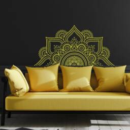 Sale Mandala Wall Decal Bedroom Home Decor, Vinyl Art - thumbnail 3