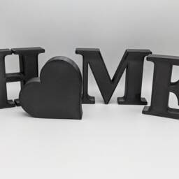 Love Decorative Letter Ornament With Heart Home Decor Sign Serif Font - thumbnail 2