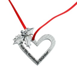 4Th Anniversary Christmas Ornament - Our Together Keepsake Tree Decoration Gift - thumbnail 3