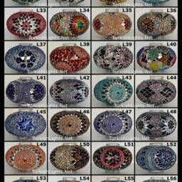 7 - Ball Turkish Sultan Mosaic Chandelier With Large Globes - thumbnail 4