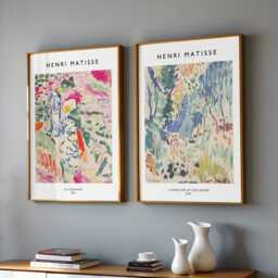 Henri Matisse Prints Set Of 2, Fauvist Art Posters, Modern Colourful Wall Pair, Classic French - thumbnail 3