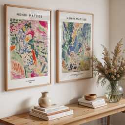 Henri Matisse Prints Set Of 2, Fauvist Art Posters, Modern Colourful Wall Pair, Classic French - thumbnail 2