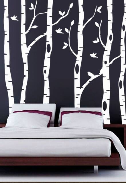 Birch Tree Wall Decal Removable Vinyl Branch Sticker 3032 - image 1
