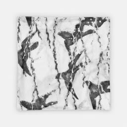 Swallow Throw Pillow. 18x18 Pillow Case. White Black Bird Watercolor Bohemian Sofa Semi Abstract Cushion - thumbnail 2