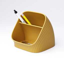 Ripple Desk Organiser - Two Section Pen & Stationery Tidy - thumbnail 3
