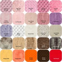 Woodland Nursery Baby Blanket - Faux Quilt Minky Personalized Girl Blankets - thumbnail 4
