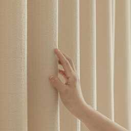 Chiara Soft Wool Curtain, Natural Semi Room Darkening Custom Curtain For Livingroom Bedroom, Extra Long - thumbnail 2