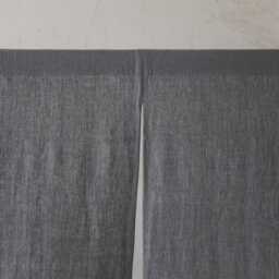 Natural Heavyweight Linen Noren - Minimalist Doorway Curtain Handmade Japanese Style Room Divider Rustic & Sustainable Home Accent - thumbnail 2