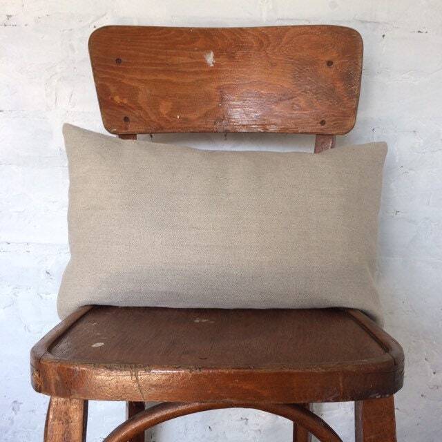 Linen Pillow Sham in Heavy & Medium Weight Linen - Cover Any Custom Size Queen King Standard Lumbar - image 1