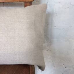Linen Pillow Sham in Heavy & Medium Weight Linen - Cover Any Custom Size Queen King Standard Lumbar - thumbnail 2