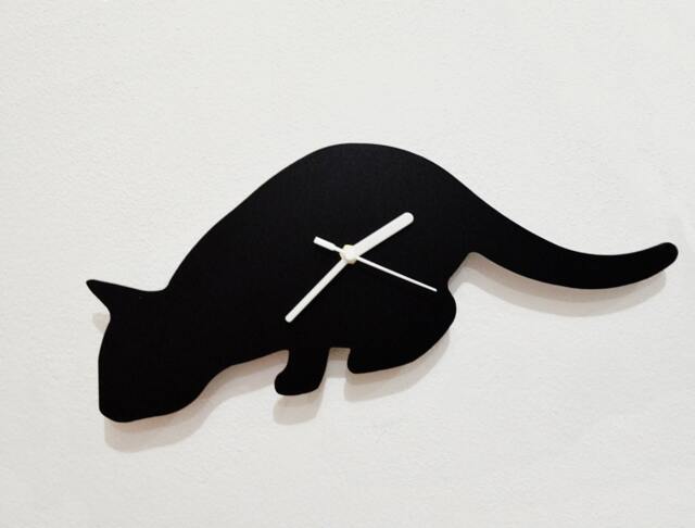 Cat Silhouette - Wall Clock - image 1