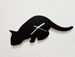 Cat Silhouette - Wall Clock - thumbnail 1