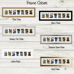 Besties Photo Frame Word Name Special Gift Father's Day 87-Dd By Photos in A Word - thumbnail 3