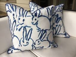 "Groundworks For Lee Jofa -Hunt Slonem ""Bunny Hutch" - thumbnail 1