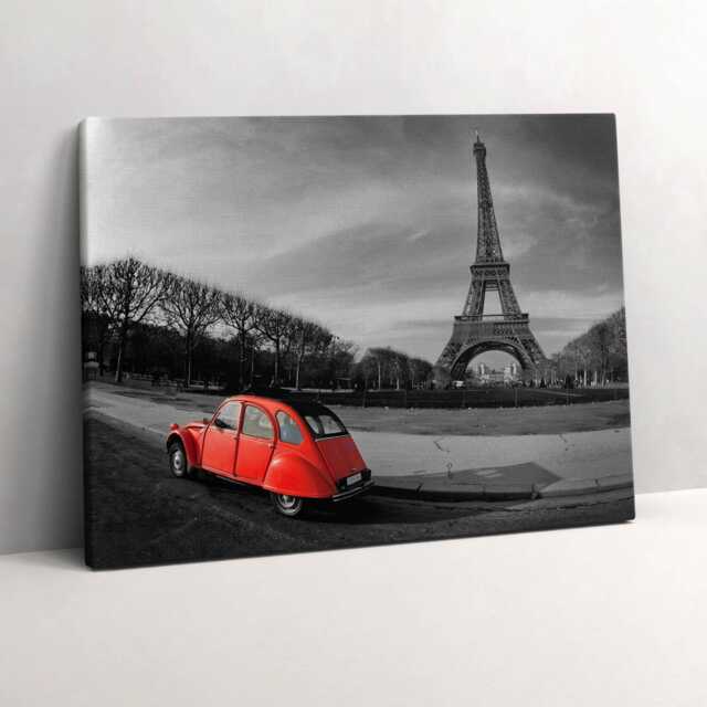 Color Contrast Canvas, Wall Art Picture, Gray Decoration, Architecture Canvas - image 1